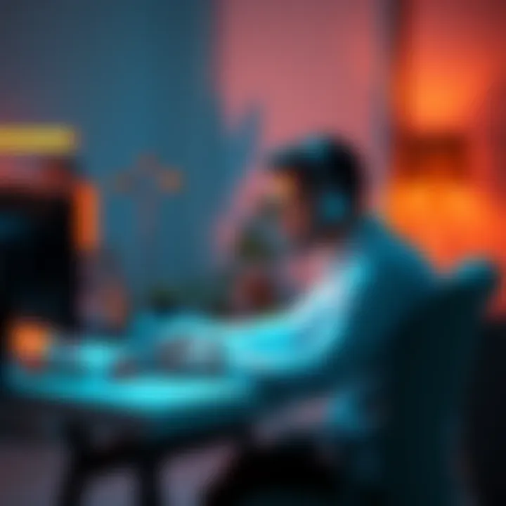 A person sitting at a desk, reaching out to customer support on a laptop for help with migration issues.