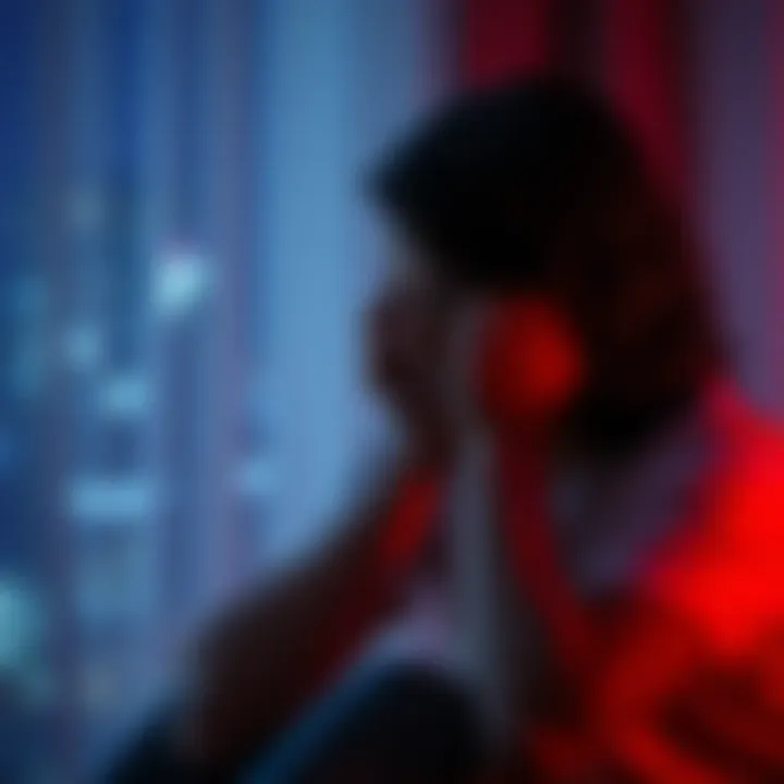 A person sits with their head in their hands, reflecting on a broken relationship, highlighting the emotional weight of the phrase 'It's over now'.