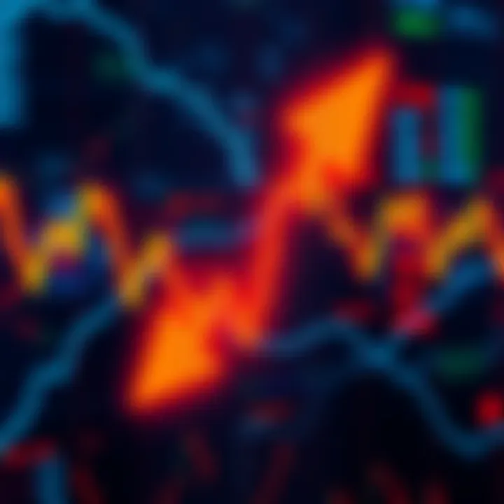 A graphic representation of a stock market chart with arrows indicating continuous trading, symbolizing the 24/7 nature of the new exchange.