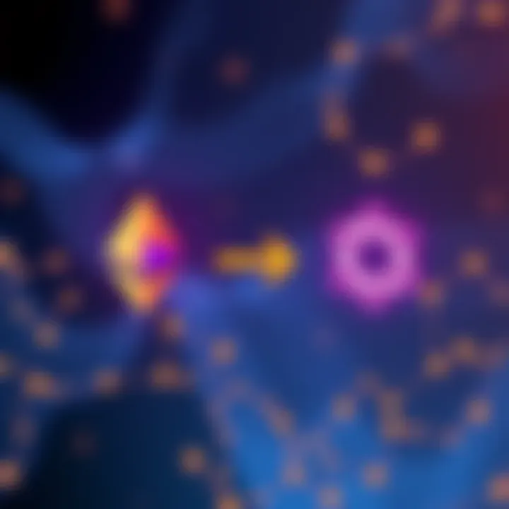 A visual representation showing the conversion process from Ethereum to Pulse Chain, featuring symbols of both cryptocurrencies and arrows indicating the transition.