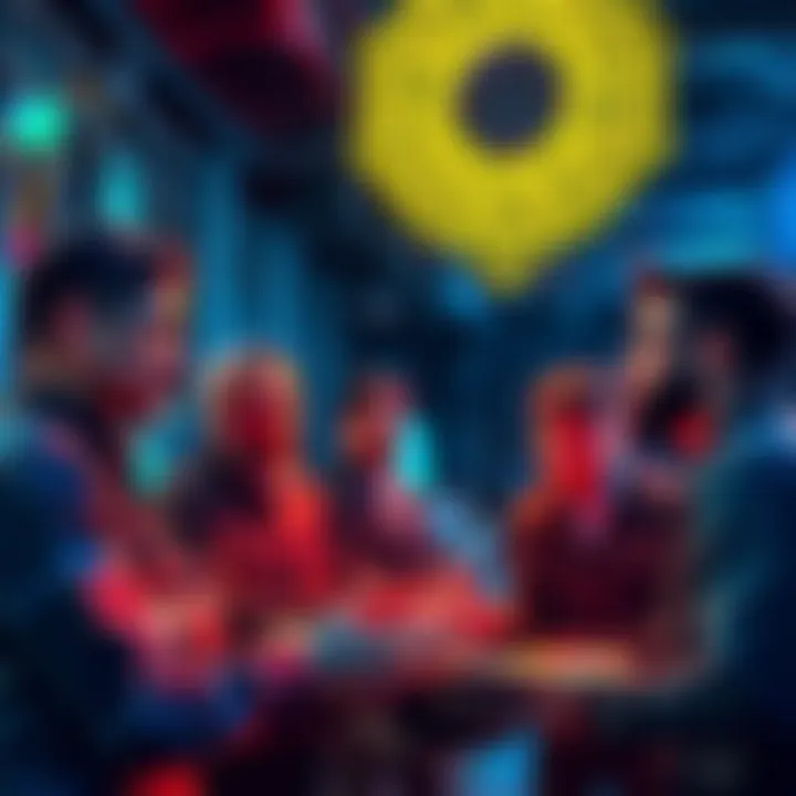 Group of Core Protocol Engineers engaging in conversation about Consensus Mechanisms and P2P Networking