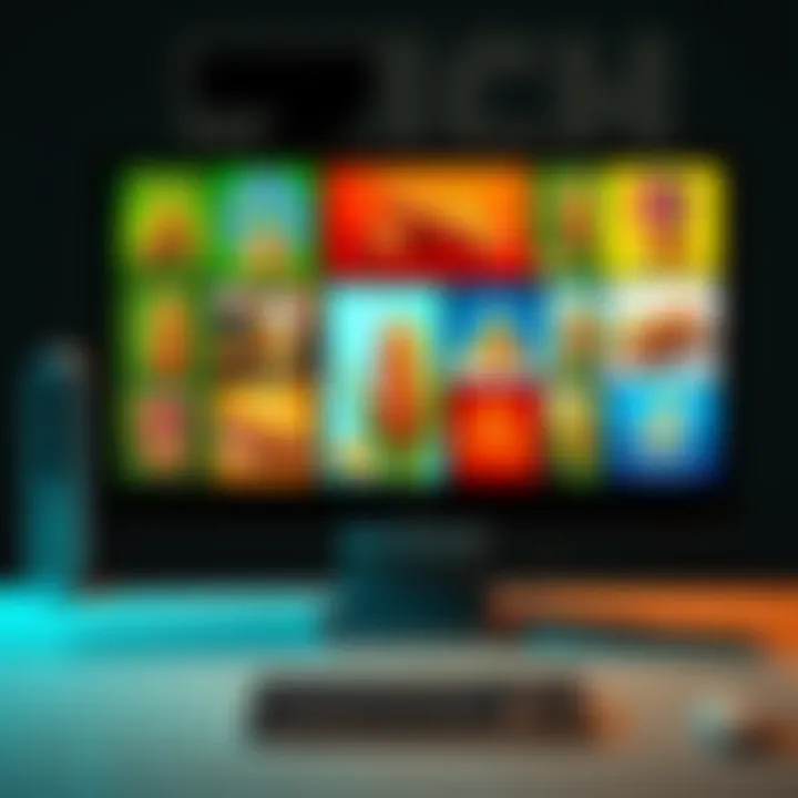 A collection of various corn product advertisements displayed on a computer screen