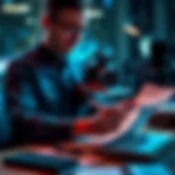 Correction in Journalism A journalist reviewing notes and making corrections on a script, symbolizing the importance of accuracy in media reporting.