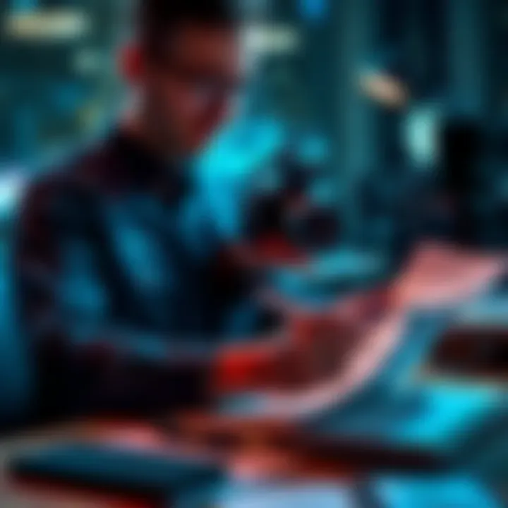 Correction in Journalism A journalist reviewing notes and making corrections on a script, symbolizing the importance of accuracy in media reporting.