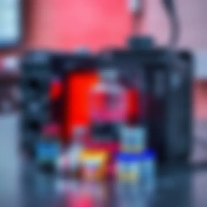 A collection of corrosion inhibitors suited for Whatsminer M63 models displayed next to the device.