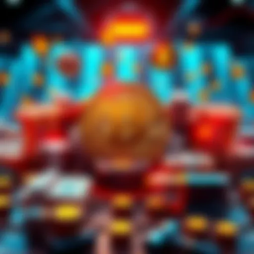 A graphic showing the varying costs of Bitcoin mining with symbols of money and mining equipment