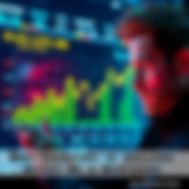 A person looking at a chart displaying cryptocurrency gains in satoshis alongside dollar values, contemplating investment strategies.
