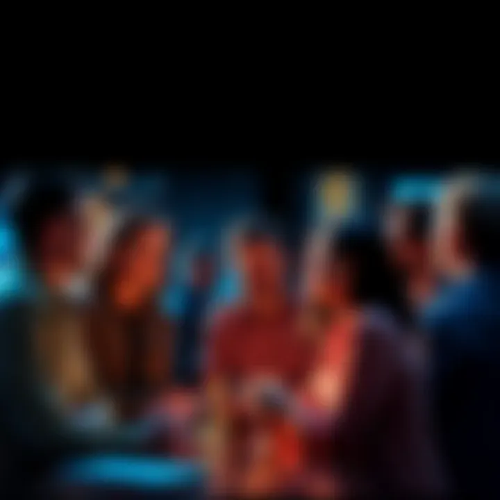 A group of people sharing insights and opinions about upcoming trends for the end of the year and 2026