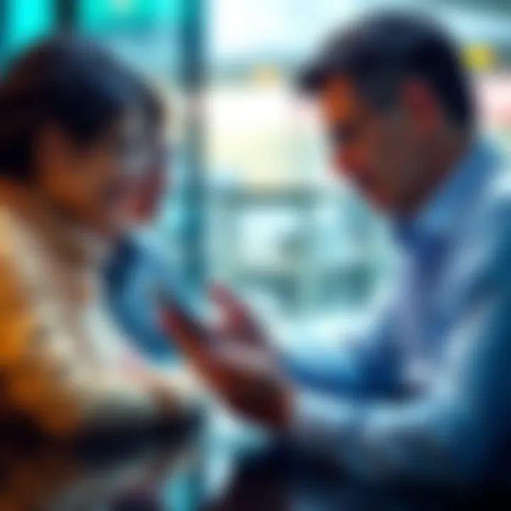 CPAs in Bitcoin Wealth Planning A Certified Public Accountant discussing Bitcoin wealth strategies with a family, highlighting legal trusts and asset protection.