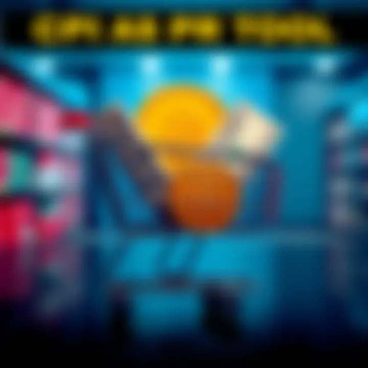 A graphic showing a shopping cart with dollar bills and a Bitcoin symbol, highlighting the contrast between CPI metrics and real inflation measures.