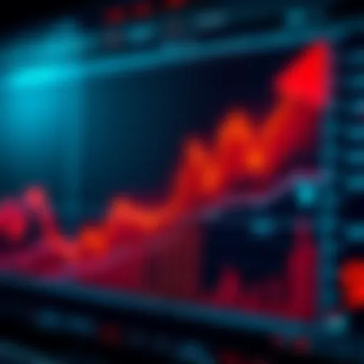 Graph showing rising inflation rates with a focus on interest rate discussions