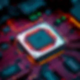 A computer CPU surrounded by memory chips, illustrating the impact of rising memory prices on RandomX mining.