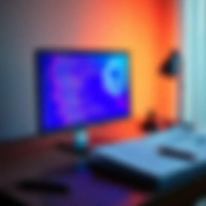 A computer screen displaying code related to cryptocurrency development on Solana, with a notebook and legal documents on the desk, symbolizing the technical and legal aspects of launching a coin.