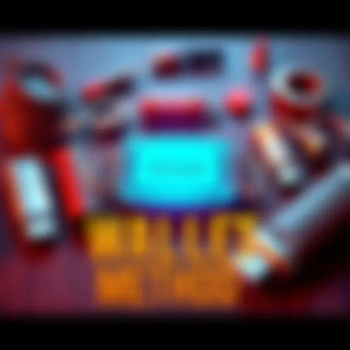 Creative Wallet Backup Methods A diverse collection of unique wallet backup solutions such as digital tools, USB drives, and cloud storage options, showcasing creative ways to secure assets.