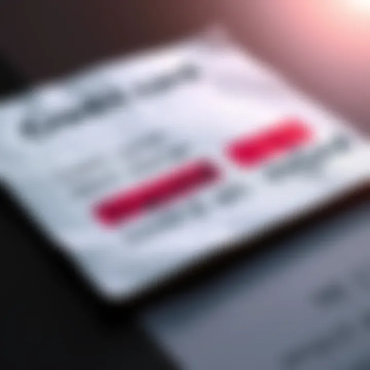 Credit card statement with dispute notes A close-up of a credit card statement showing highlighted disputed charges and refund timelines written in notes.