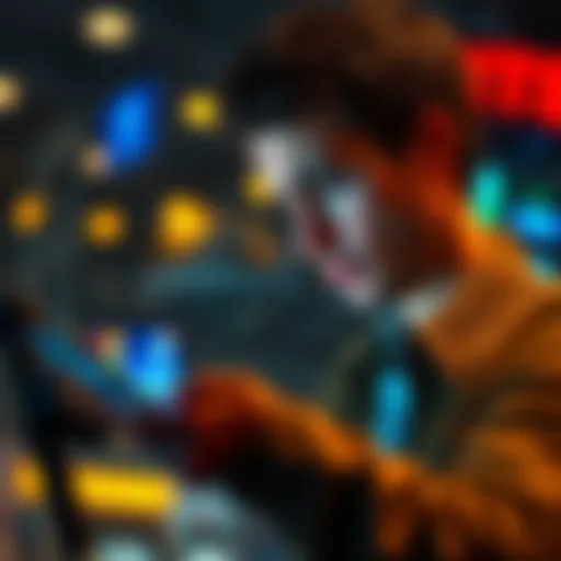 A frustrated person looking at their phone with credit card payment errors displayed on the screen