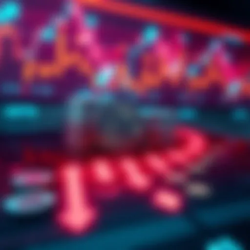 Criticism of Crypto Halving Graphic showing a visual representation of cryptocurrency halving with downward arrows indicating value loss and coins labeled as worthless