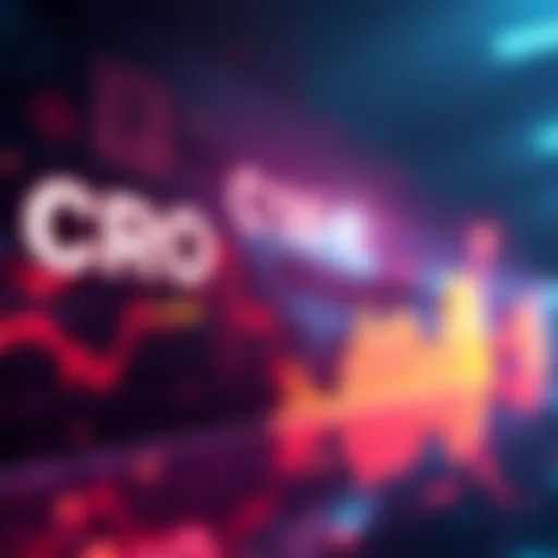 Graph showing a significant increase in CRO price over time, indicating a 176% rise.