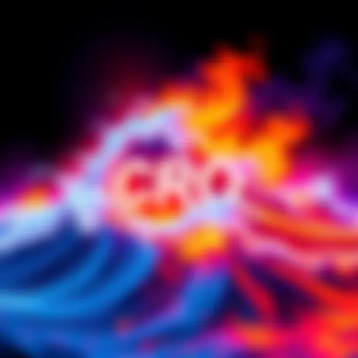 CRO Transformation A vibrant graphic showing the CRO logo with dynamic waves and fiery elements, symbolizing change and excitement in the market.