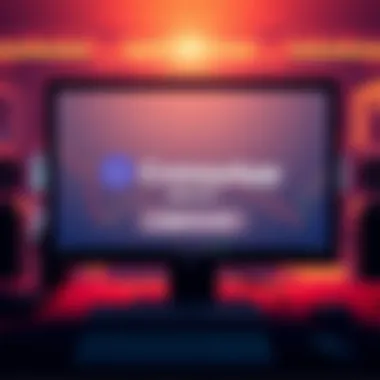 A graphic showing a computer screen with the CronosApp logo and a button to join the waitlist for trading stocks and crypto