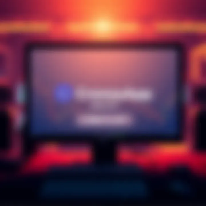 A graphic showing a computer screen with the CronosApp logo and a button to join the waitlist for trading stocks and crypto