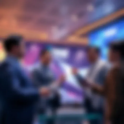 Representatives from Visa, ANZ, Fidelity, and ChinaAMC discussing the new cross-border settlement solution using Chainlink technology