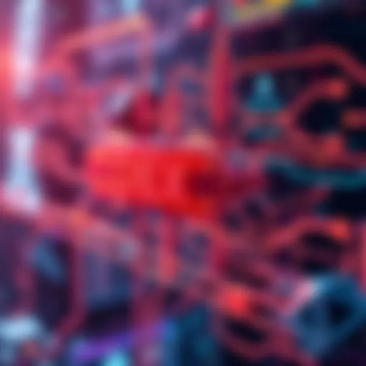 A visual representation of a decentralized exchange architecture connecting multiple blockchains, highlighting features like security and liquidity sharing.