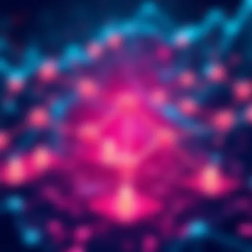 Illustration showing multiple blockchain networks interconnected, symbolizing unrestricted liquidity movement across them. Developers are depicted accessing the best blockchain options for their proje...