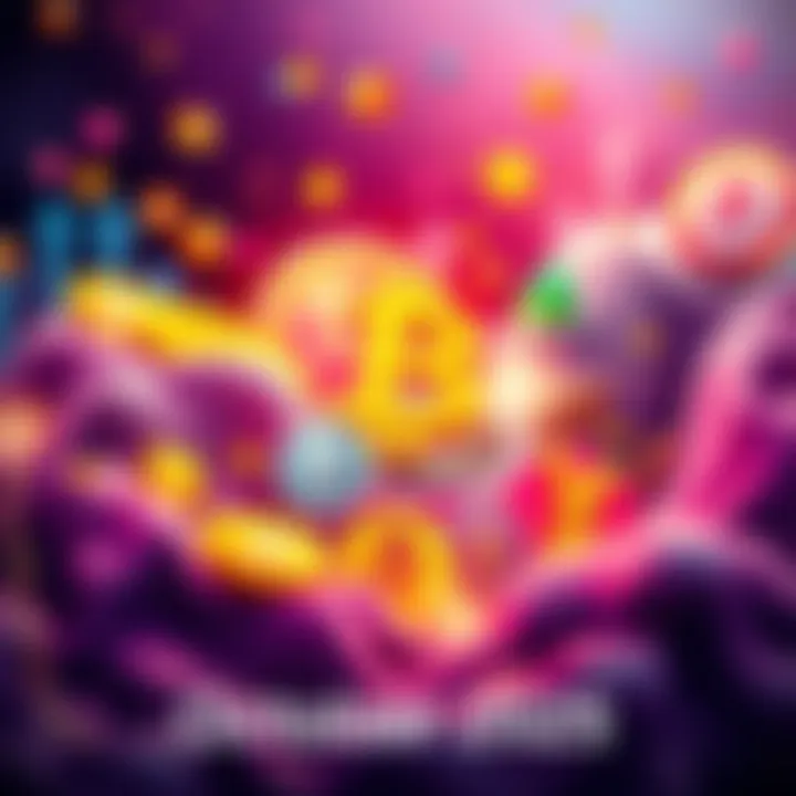 A colorful graphic featuring various cryptocurrency symbols and tokens representing exciting airdrop opportunities for October 2025