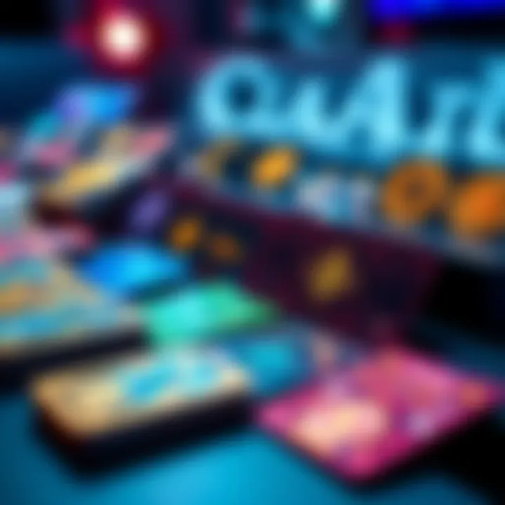 Different types of crypto cards displayed on a table, showcasing various designs and features
