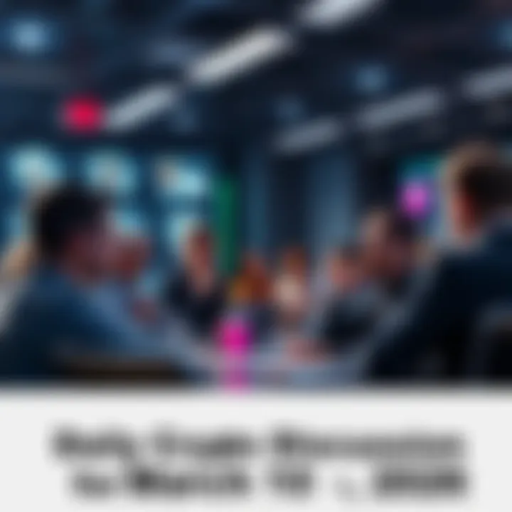 People discussing cryptocurrencies in an online forum setting