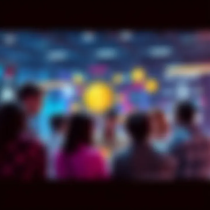 Group of people sharing tips and insights about cryptocurrency in a discussion forum