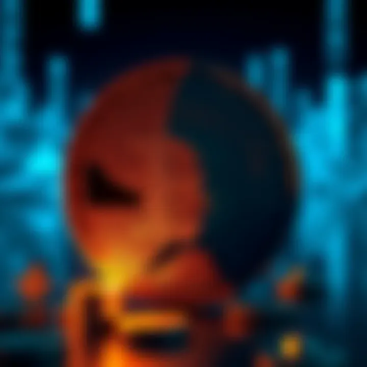 A graphic showing a large dollar amount symbolizing the $9.3 billion lost to cryptocurrency fraud in 2024, with a broken digital currency symbol in the background.