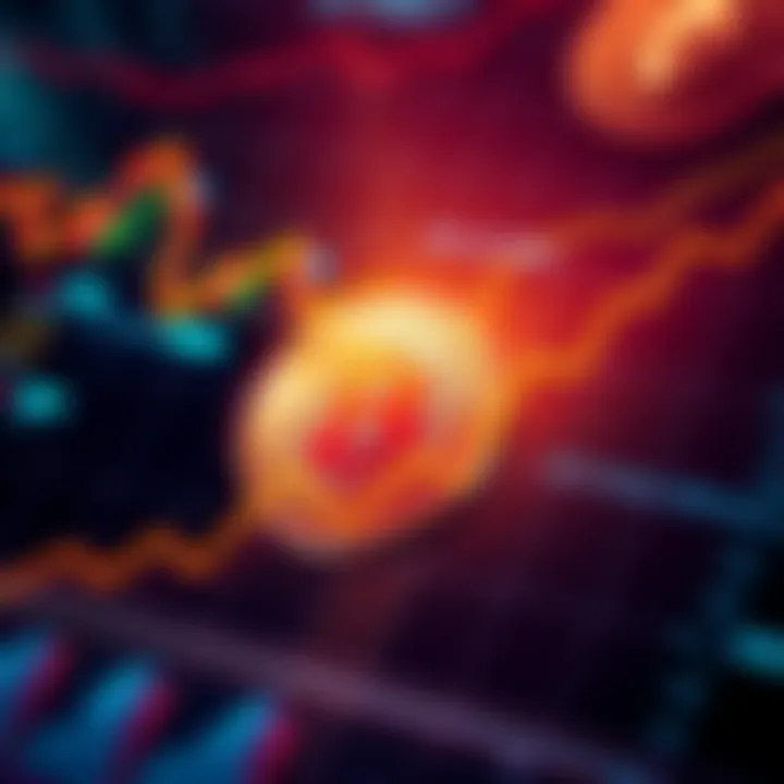 An analytical view of Bitcoin and Ethereum trends with upward graphs