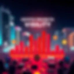 A graphic showing a bar chart of crypto project failures due to low visibility, with icons of news outlets like Yahoo Finance and CoinDesk around it.