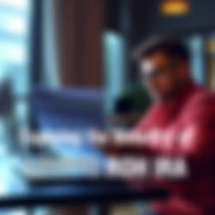 A person examining a Crypto ROTH IRA document while checking their financial portfolio on a laptop