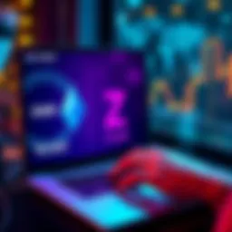 A person using a laptop to swap cryptocurrencies for Monero and Zcash with a secure connection displayed on the screen.