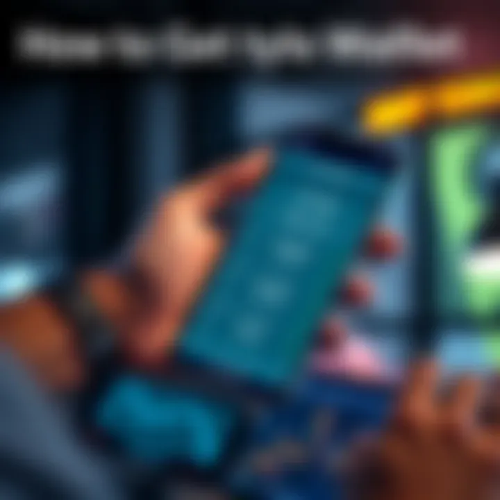 A person holding a smartphone with a crypto wallet app open, showing cryptocurrency balances and key options, emphasizing security and control.