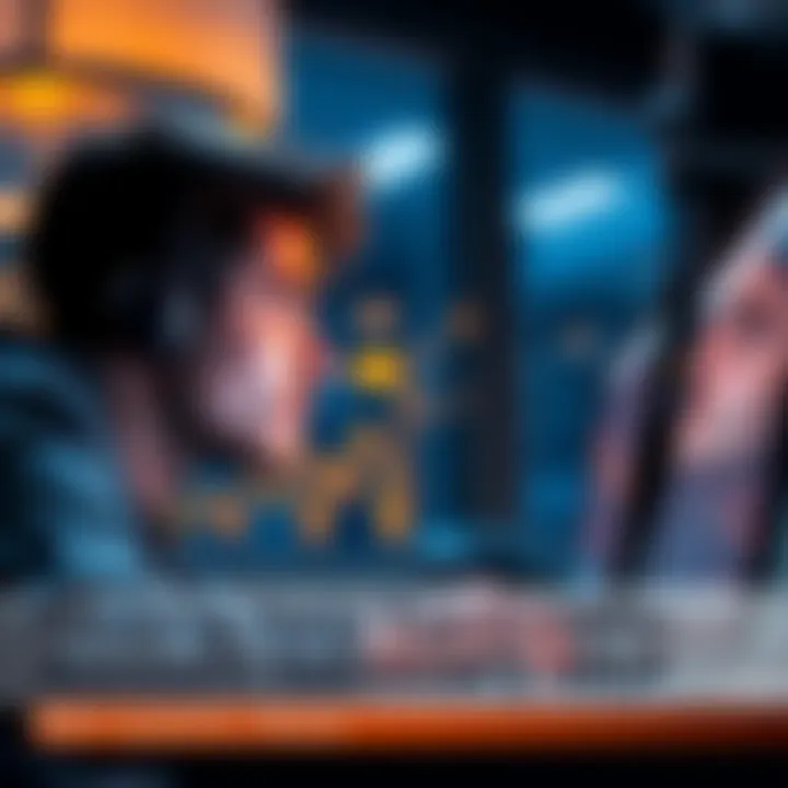 Individual seeking assistance on a computer for recovering lost cryptocurrency