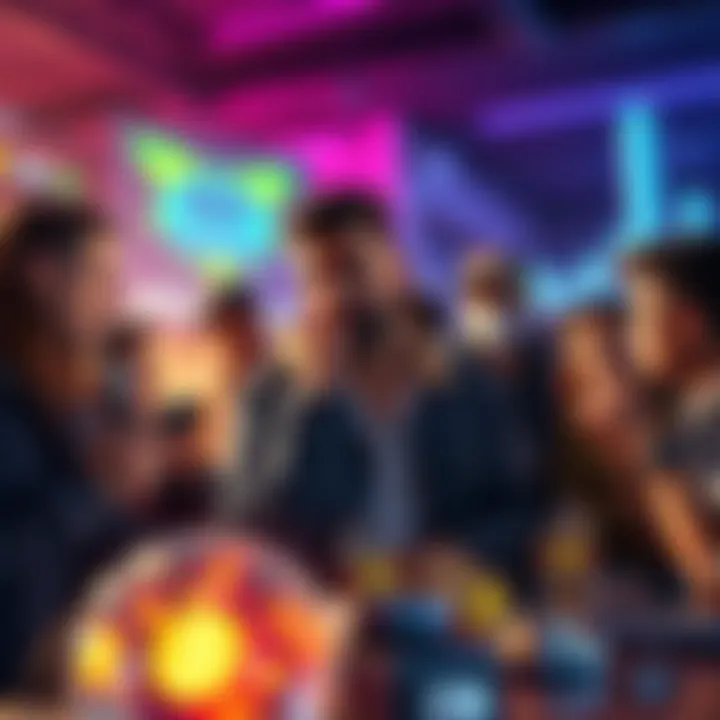 Group of crypto enthusiasts discussing market dips and buying strategies