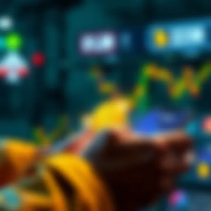 A person buying cryptocurrency on a mobile app with €20