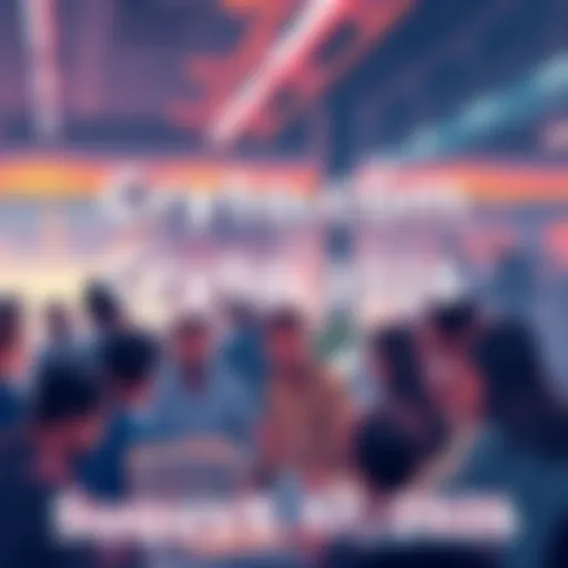 A group of diverse individuals discussing Crypto.com support topics related to exchanges and security.