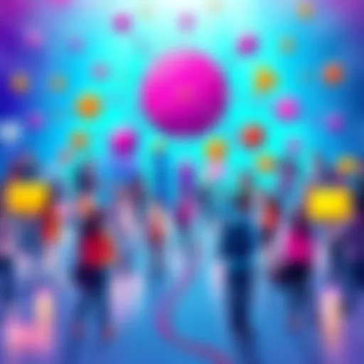 A vibrant illustration showing diverse creators and projects connecting in a digital space, emphasizing community and transparency in the crypto world.