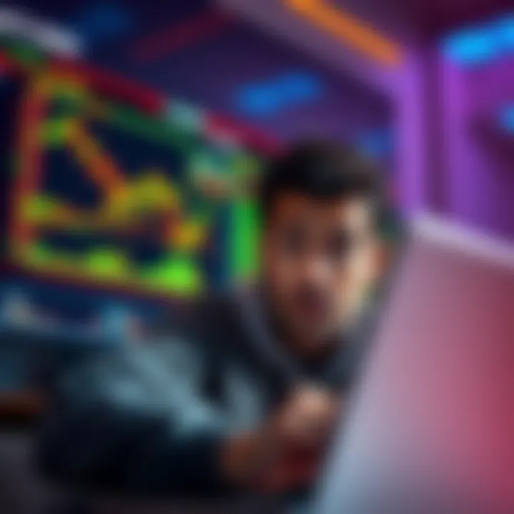 A person looks puzzled while checking cryptocurrency price charts on a laptop, symbolizing the confusion around crypto's value and future.