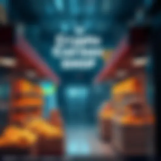 A digital marketplace showcasing real products for sale with Litecoin logos, inviting people to trade.