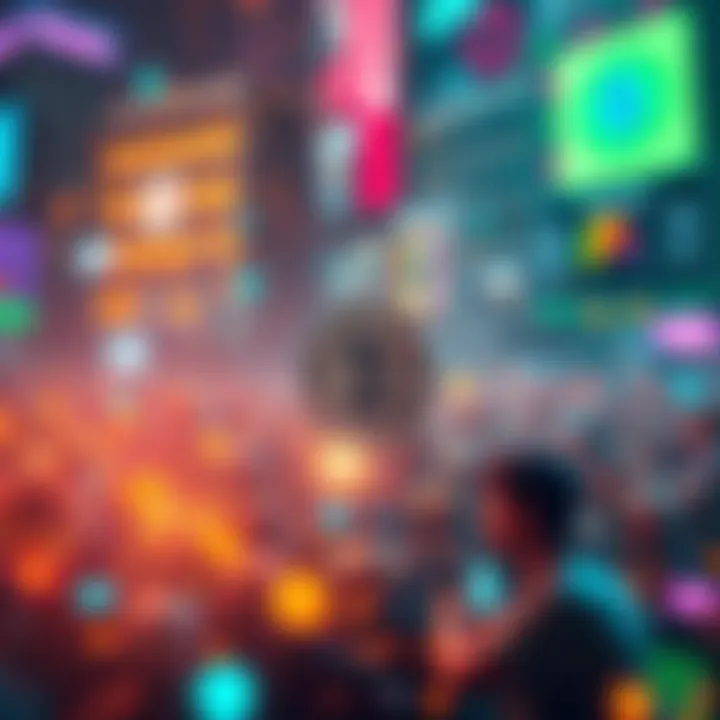 Crypto Developments Unfolding A visual representation of the latest trends in cryptocurrency, highlighting the mystery of Pi's absence amidst a flurry of activity.