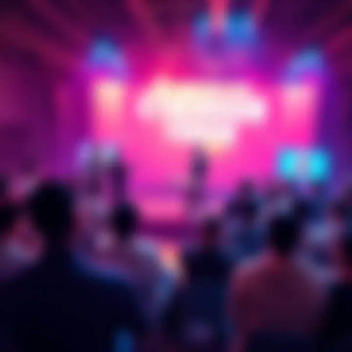 A vibrant visual representation of a community discussing Ethereum and cryptocurrency topics