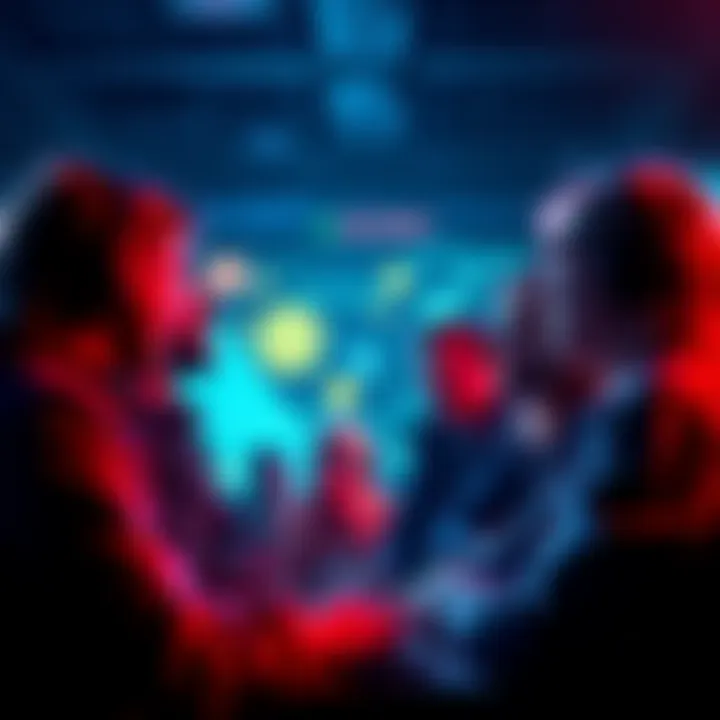 People engaged in a cryptocurrency discussion, sharing tips and insights while promoting caution against scams.