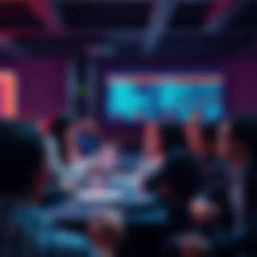 Participants discussing cryptocurrency trends and tips in an online forum