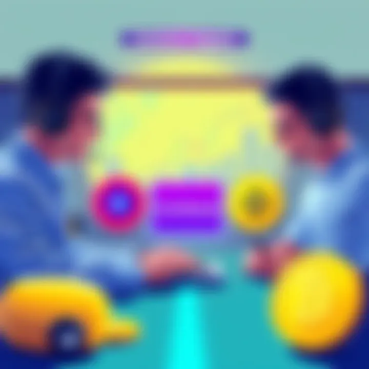 Top Cryptocurrency Exchanges Customer Support Illustration showing logos of Kraken, BitMart, Coinbase, and Binance with a customer service theme